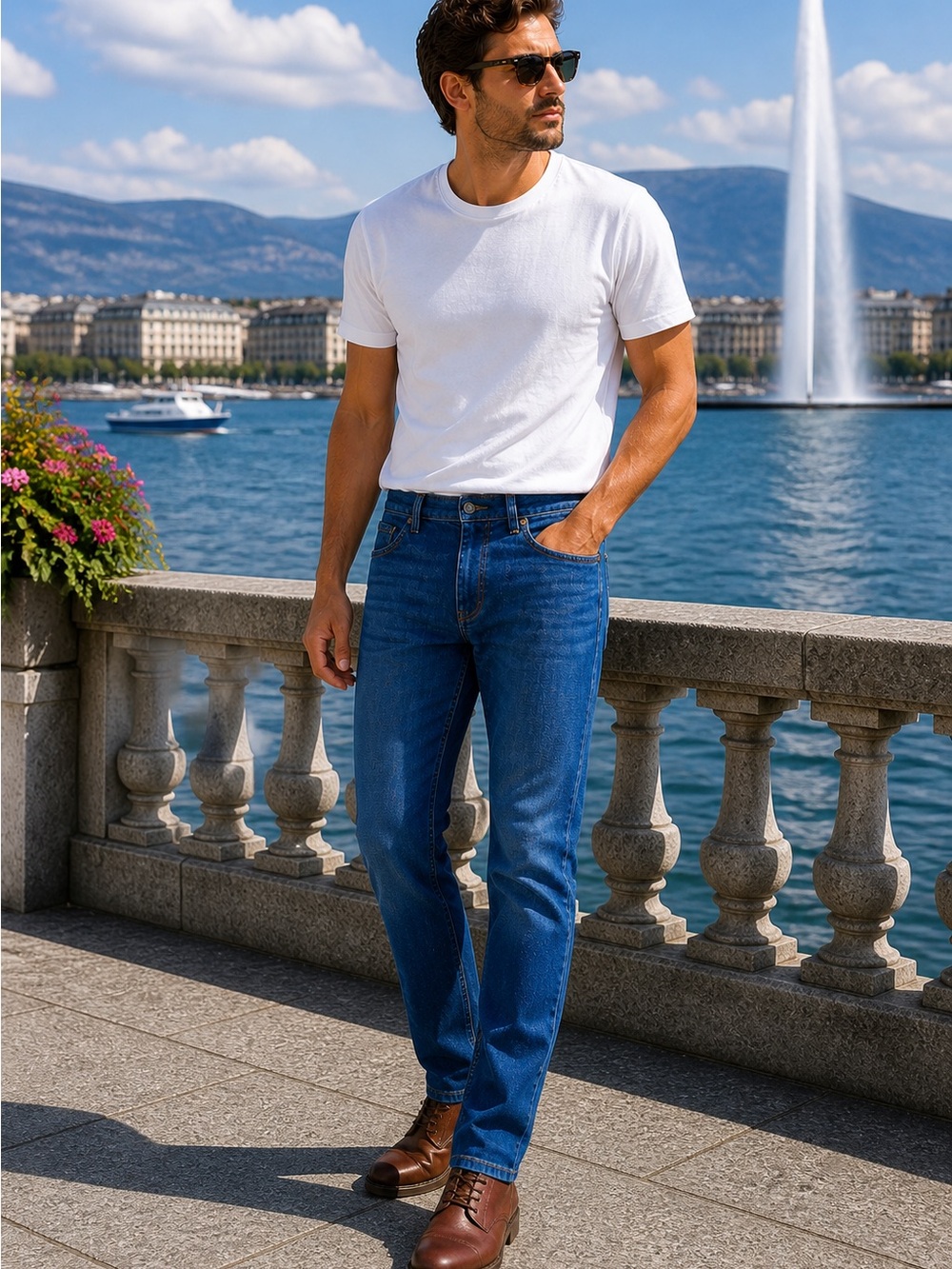 Kirkland Signature Blue Straight Jeans Classic Denim - Picture 10 of 10